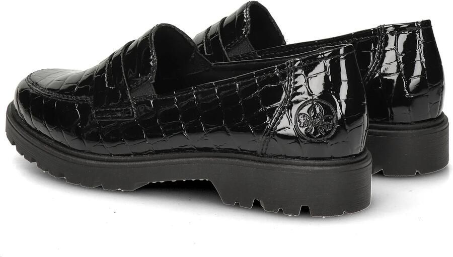 Rieker Loafers slippers instapschoen college schoenmet kleine elastieken - Foto 6