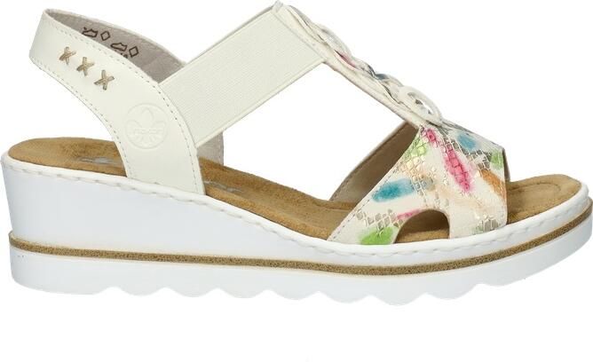 Rieker Zomer sandaal met vrolijke print Multicolor Dames - Foto 5