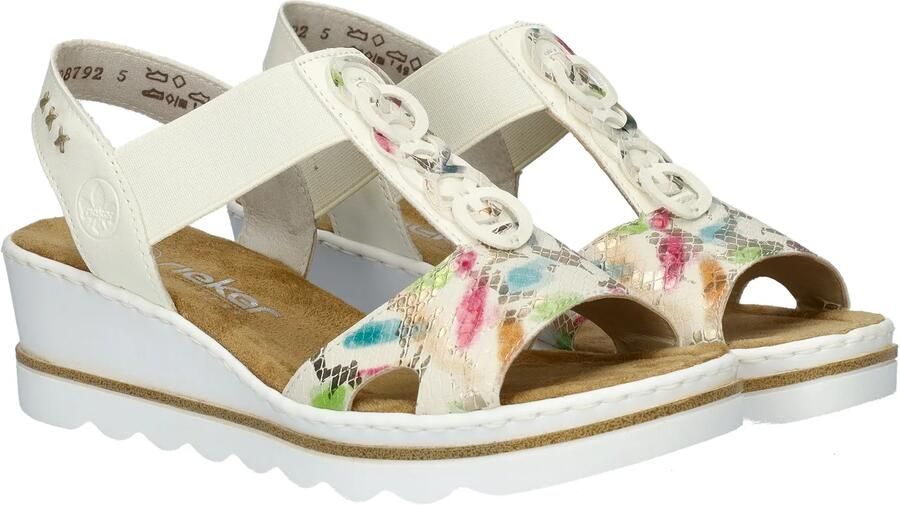 Rieker Zomer sandaal met vrolijke print Multicolor Dames - Foto 6