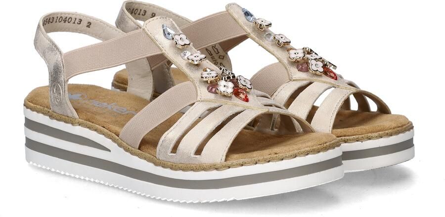 Rieker Sandaal V0245-60 Beige - Foto 10