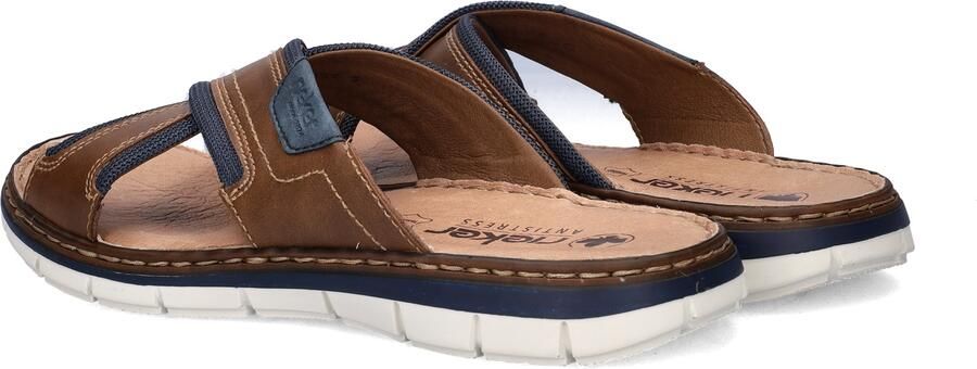 Rieker Slipper 25182-14 Blauw Bruin - Foto 18