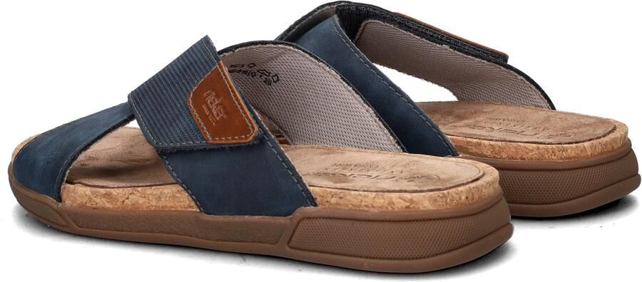 Rieker Slippers Heren Blauw - Foto 3