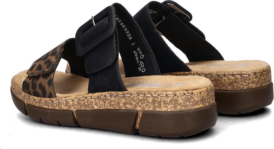 Rieker Zwarte Comfort Slipper met Voorgevormd Voetbed Black Dames - Foto 14