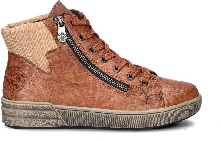 Rieker Veterboot X0709-22 Bruin Warm Gevoerd - Foto 4