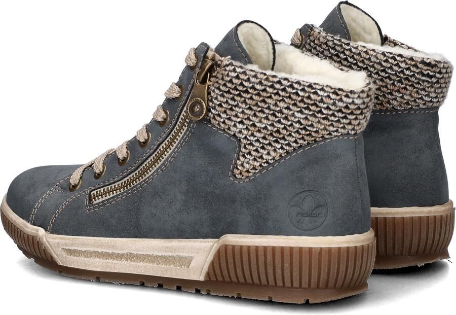Rieker Sportieve en warme veterschoen voor dames Blue Dames - Foto 9
