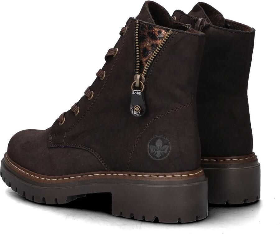 Rieker 72617 25 Biker Boots Kunstleer Brown - Foto 8
