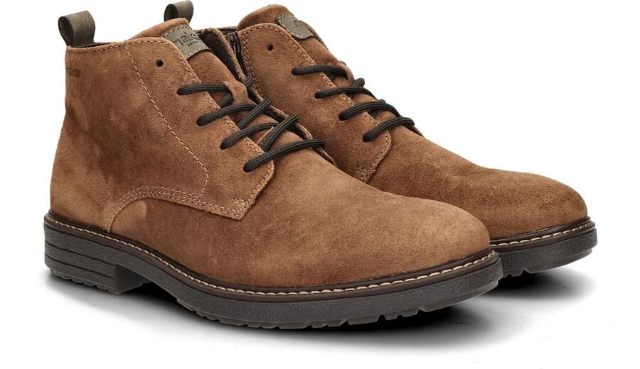 Rieker suede veterboots cognac - Foto 8