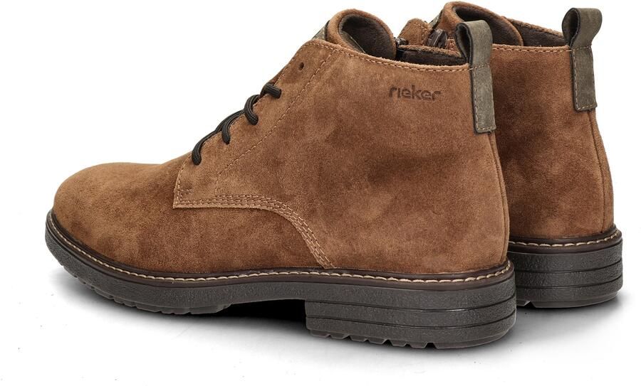 Rieker suede veterboots cognac - Foto 7