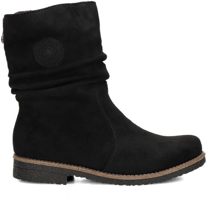 Rieker Enkellaarsjes Zwart Synthetisch 182235 Dames - Foto 7