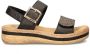 Rieker Sandalen zwart Synthetisch Dames - Thumbnail 4