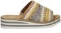 Rieker Kleurrijke comfortabele sliders voor dames Multicolor Dames - Thumbnail 3
