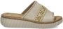 Rieker Slippers beige Textiel Dames - Thumbnail 3