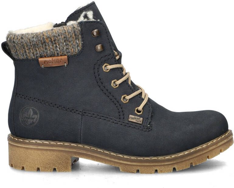 Rieker Winterlaarsjes veterschoenen enkellaars met waterafstotende tex-membraan - Foto 2