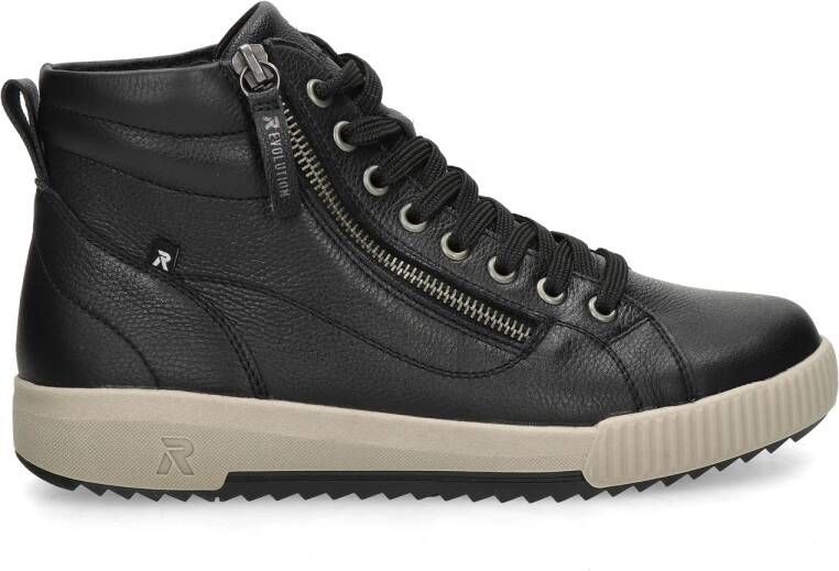 Rieker leren sneakers zwart