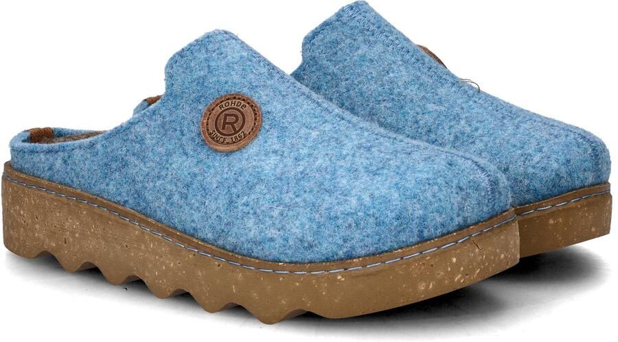 Rohde Pantoffels Foggia Pantoffel slof clog huis-slipper met profielzool - Foto 7