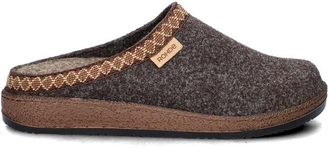 Rohde NOVARA CLOG Dames Muiltjes van Vilt 6425 Bruin - Foto 12