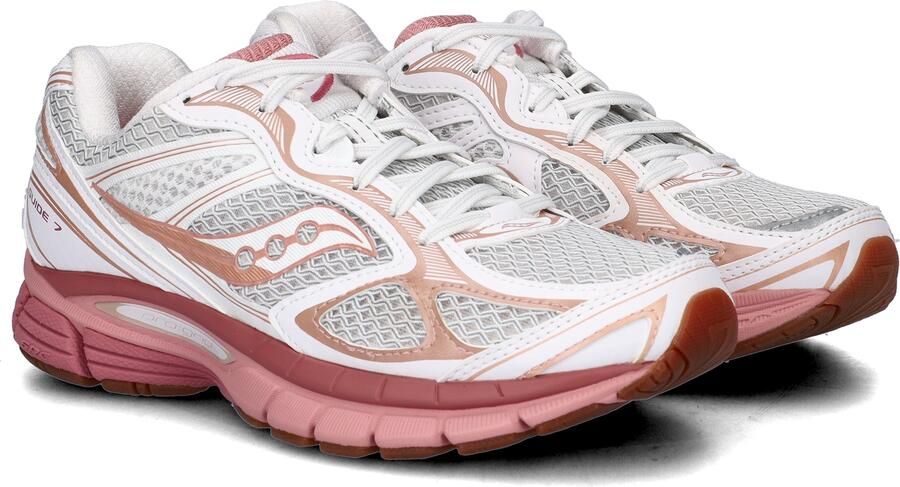 Saucony Progrid Guide unisex sneaker Wit roze - Foto 4