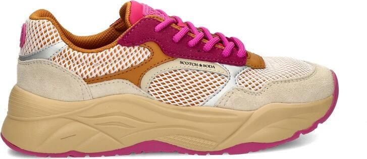 Scotch & Soda Scotch&Soda dames sneaker Celest 26 mesh beige rose - Foto 2