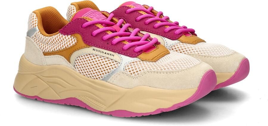 Scotch & Soda Scotch&Soda dames sneaker Celest 26 mesh beige rose - Foto 4