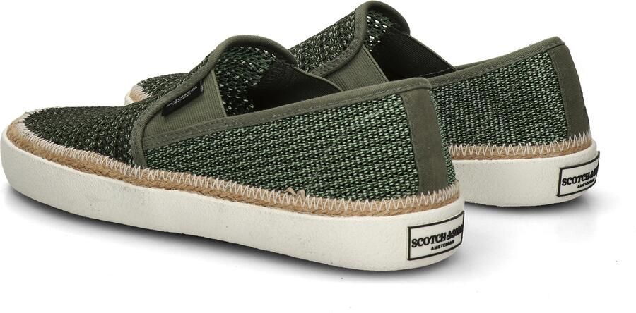 SCOTCH & SODA Instappers Heren Izomi Slip On Shoe Maat: 45 Materiaal: Textiel Kleur: Groen - Foto 4