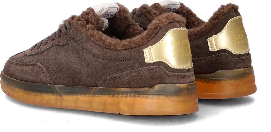 Scotch & Soda Scotch& Soda Dames Sneaker Nixie Dark Brown BRUIN - Foto 3