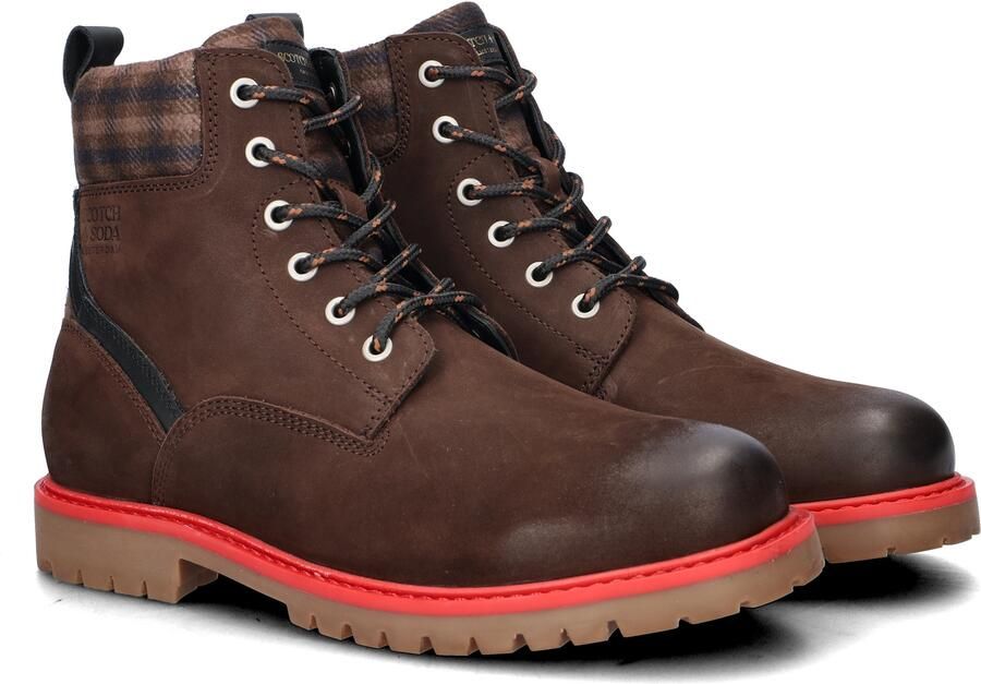 Scotch & Soda Timmy heren veterboot Bruin - Foto 4