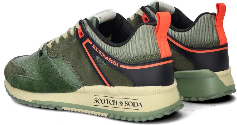 Scotch & Soda SCOTCH&SODA HEREN SNEAKERS VIVEX LEDER EN SU7DE GROEN - Foto 6