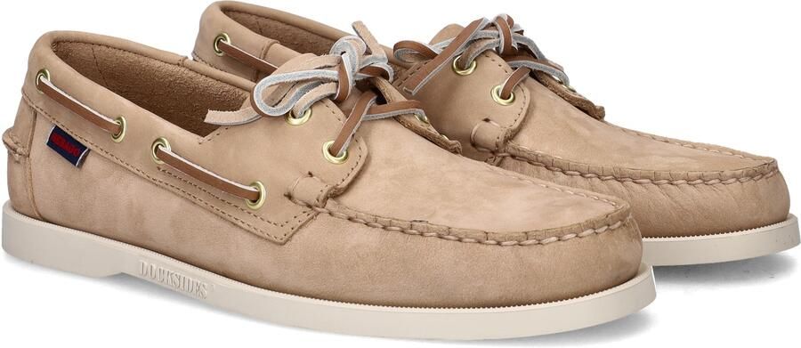SEBAGO Veterschoenen Heren Docksides Maat: 46 5 Materiaal: Nubuck Kleur: Camel - Foto 10