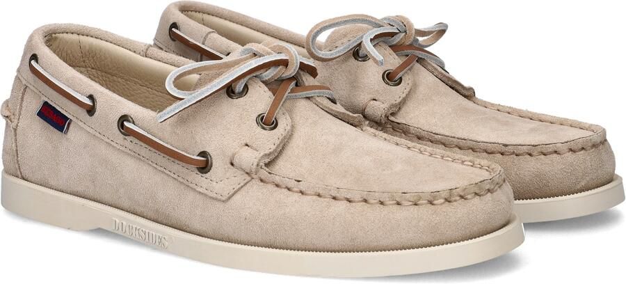 Sebago Authentic Original Boat Shoe Suede Leather Dove Grey Loafers - Foto 7