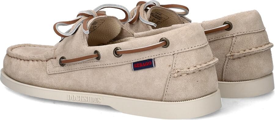 Sebago Authentic Original Boat Shoe Suede Leather Dove Grey Loafers - Foto 8