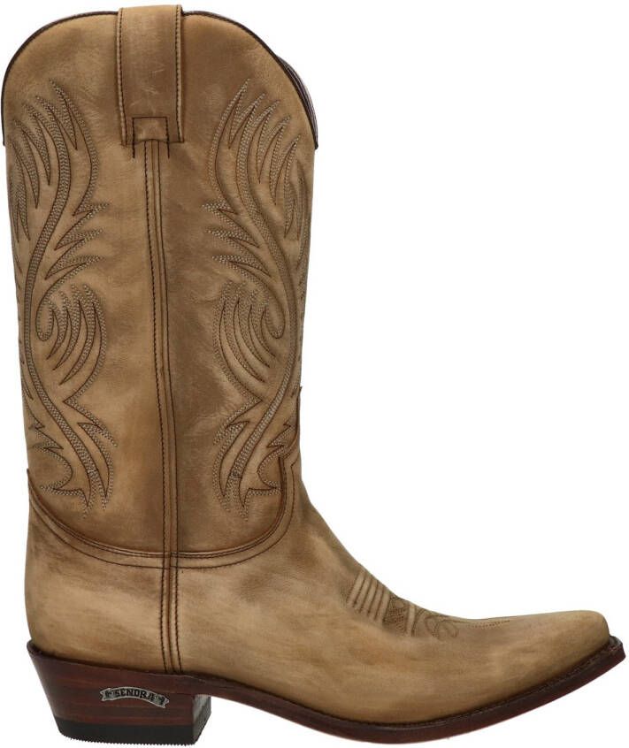 Sendra Lucky Mick nubuck cowboylaarzen beige