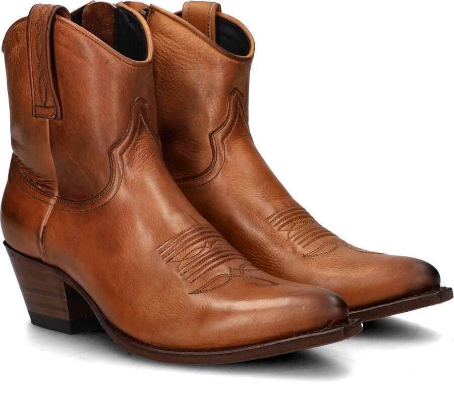 Sendra 13504 Lia Flex leren cowboylaarzen cognac - Foto 4