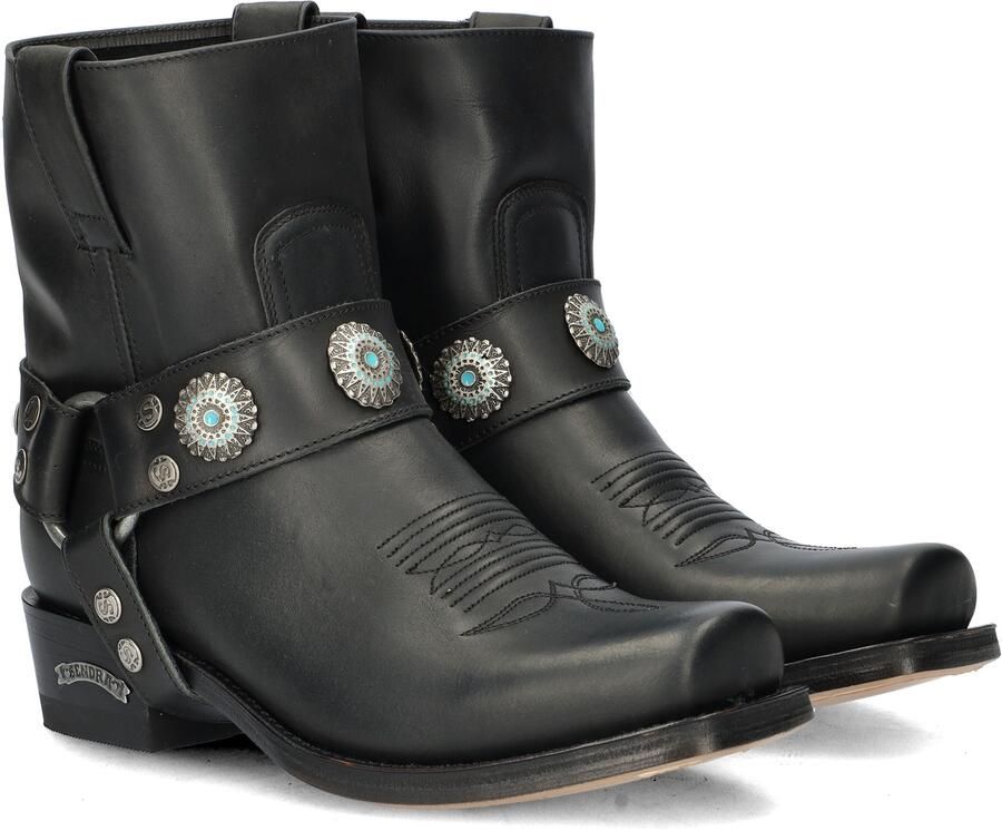 Sendra 13857 Blues Strong nubuck cowboylaarzen zwart - Foto 4