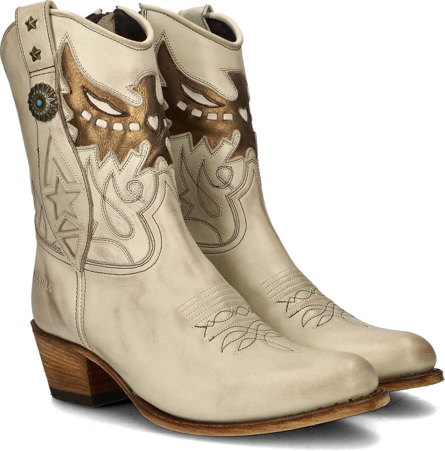 Sendra Debora Insa dames cowboylaars Ecru - Foto 3