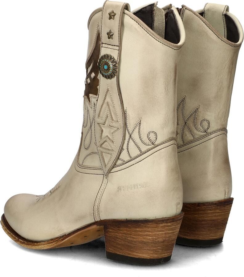 Sendra Debora Insa dames cowboylaars Ecru - Foto 4