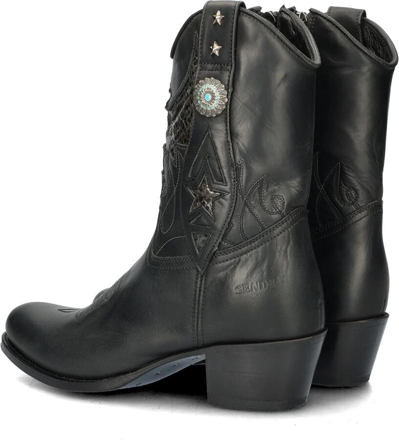 Sendra Debora Insa dames cowboylaars Zwart - Foto 4