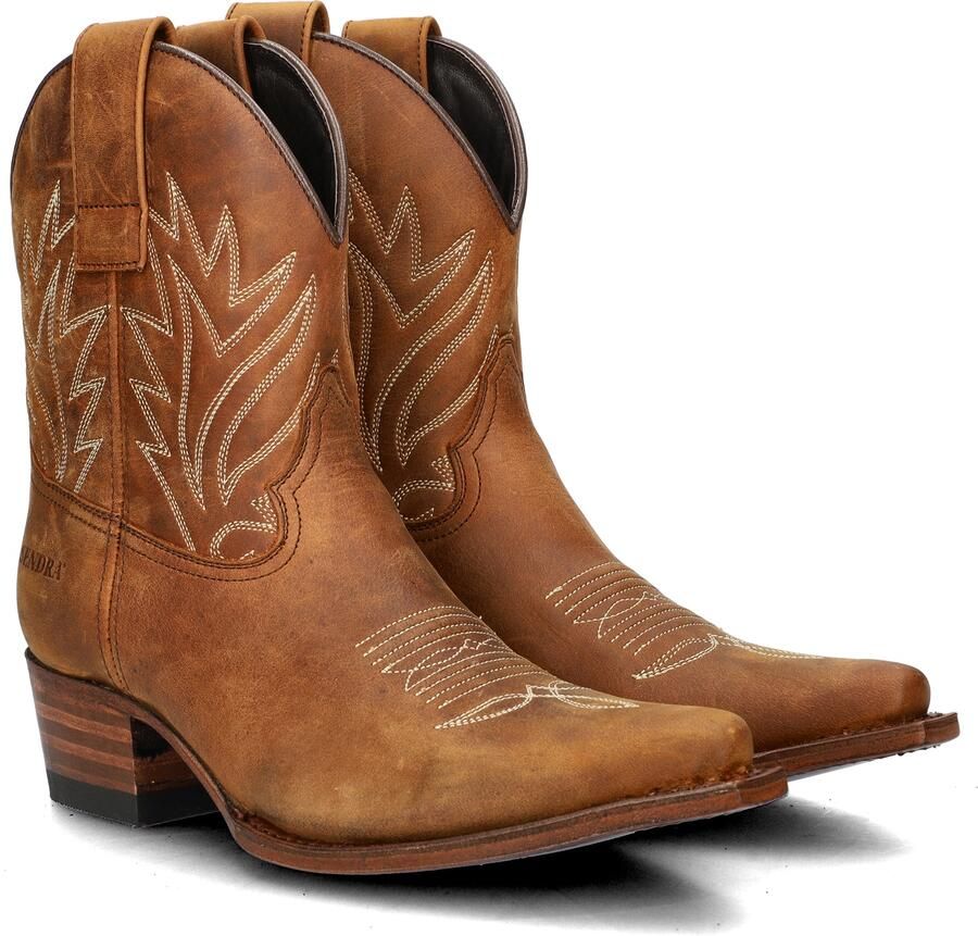 Sendra Gene Berdy dames cowboylaars Cognac - Foto 2