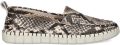 Shabbies Amsterdam Nova Lofa dames espadrille Zwart wit - Zwart