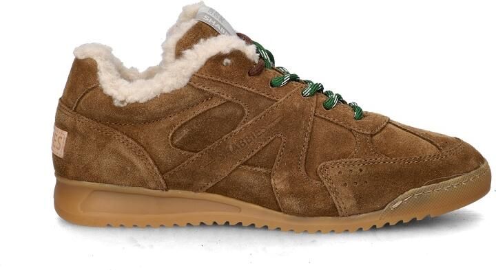Shabbies Amsterdam April Mina dames sneaker Cognac - Foto 5