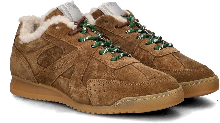 Shabbies Amsterdam April Mina dames sneaker Cognac - Foto 4