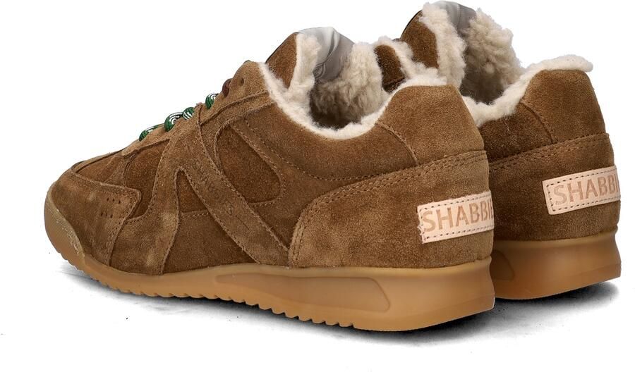 Shabbies Amsterdam April Mina dames sneaker Cognac - Foto 3