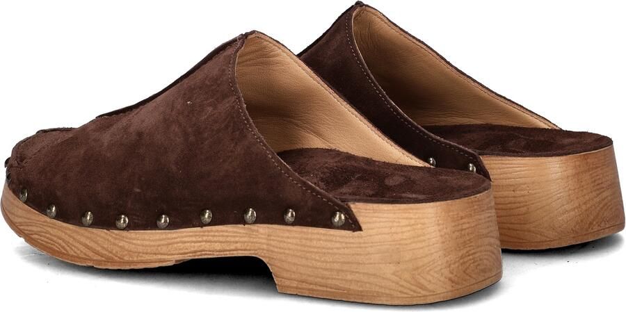 SHABBIES Muiltjes Dames Carry Mila Maat: 40 Materiaal: Suède Kleur: Bruin - Foto 8