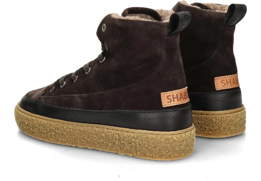 Shabbies Amsterdam CHEWY LILY Ankle Boot Suede Dark Brown - Foto 5