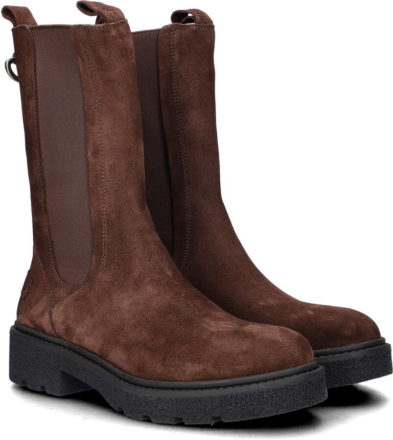 SHABBIES Chelsea Boots Dames Jacy Shelly Maat: 38 Materiaal: Suède Kleur: Bruin - Foto 8
