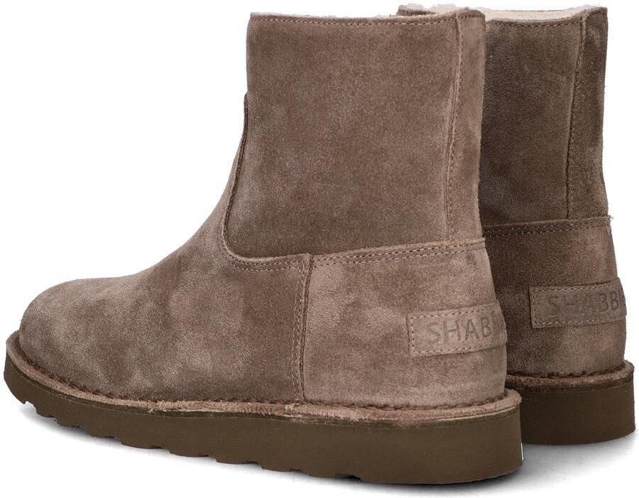 Shabbies Amsterdam Enkellaarzen Palissa Mia Zip Taupe Dames Laarzen - Foto 2