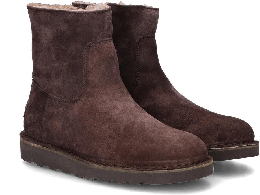 SHABBIES Enkelboots Dames Palissa Mia Zip Maat: 36 Materiaal: Suède Kleur: Bruin - Foto 7