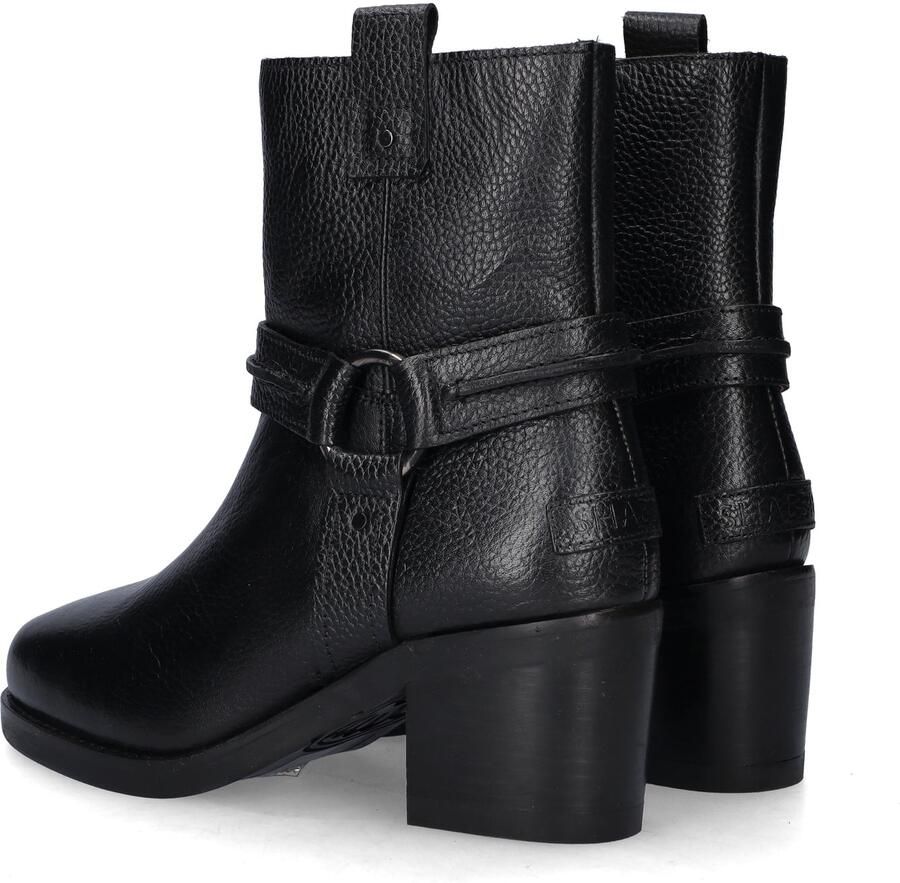 Shabbies Amsterdam PARKER BIKA Boot Mid Leather Black - Foto 4