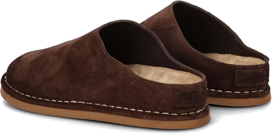 Shabbies Amsterdam Shabbies Wilja Slippers Dames Bruin - Foto 6