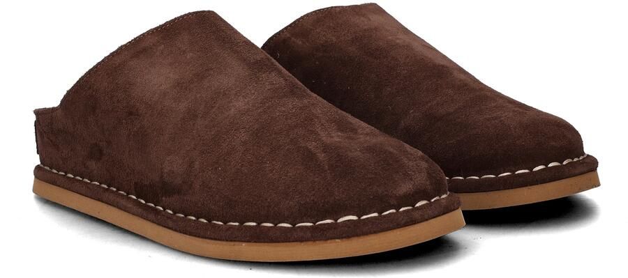 Shabbies Amsterdam Shabbies Wilja Slippers Dames Bruin - Foto 7