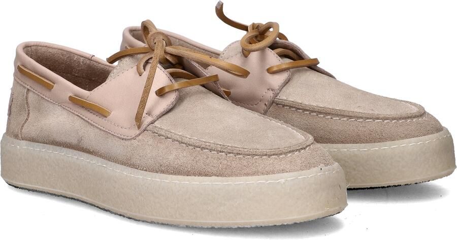 Shabbies Amsterdam Zenne Mocca boatshoe Suède Zand - Foto 2